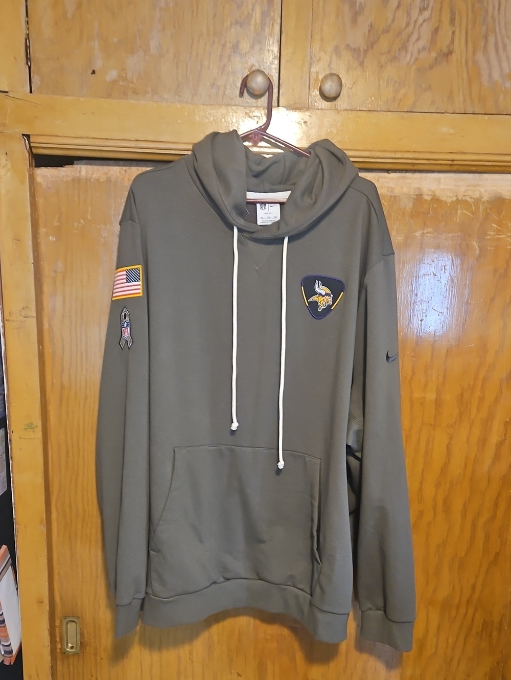 Nike Olive Green Salute To Service Hoodie